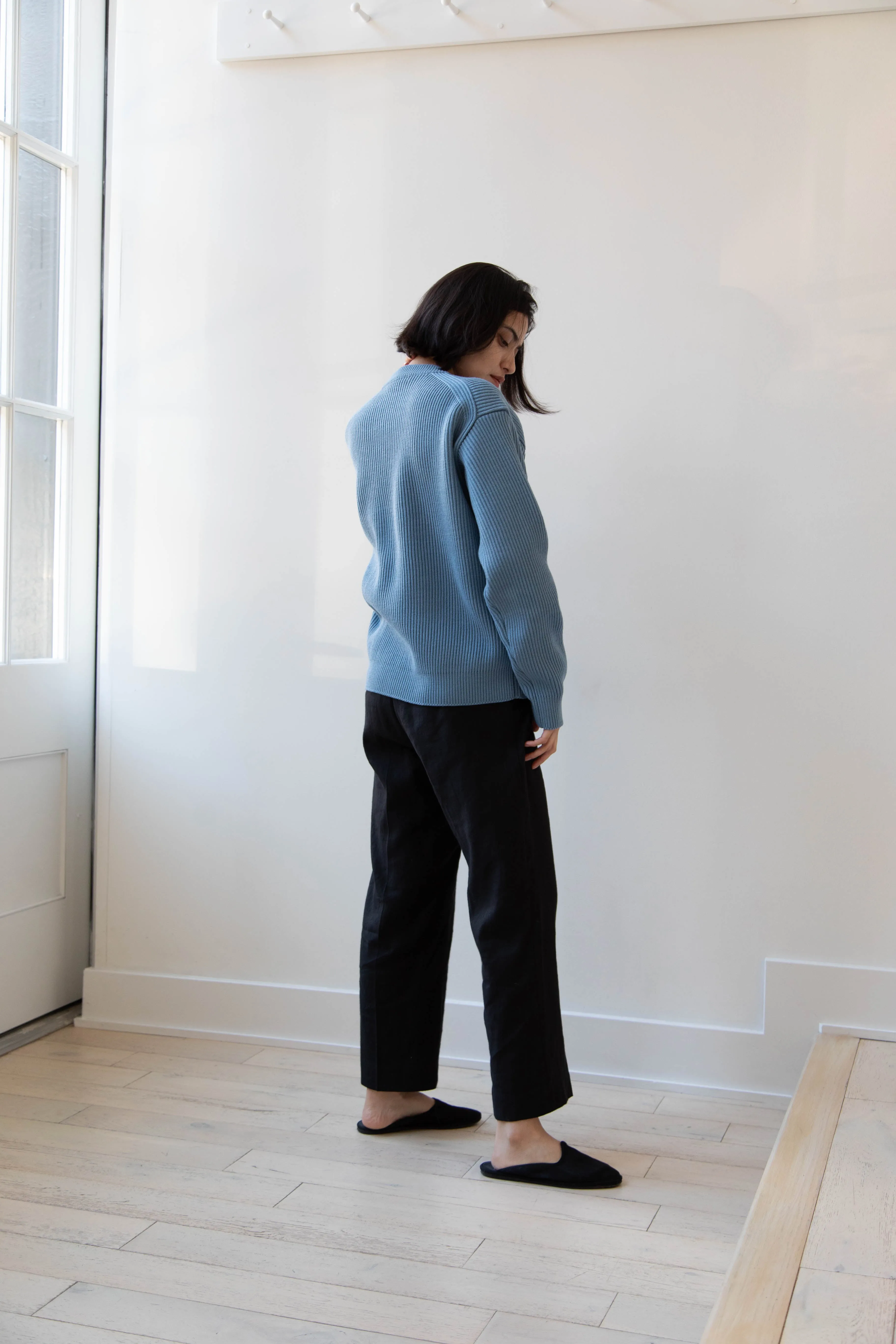 Auralee | French Merino Rib Knit Pullover