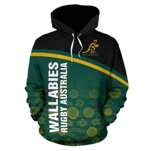 Australia Rugby Hoodie - Curve Style - BN15