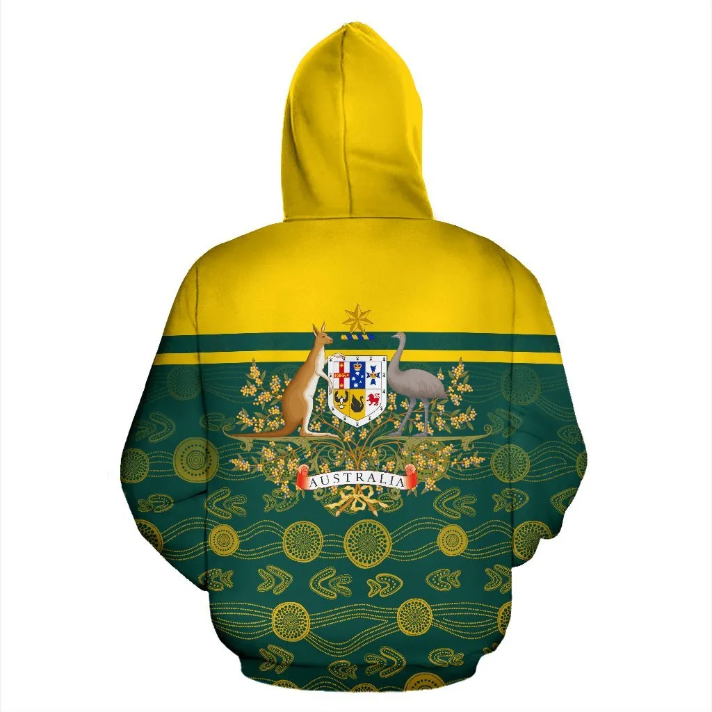 Australia Rugby Hoodie - Horizontal Style - BN15