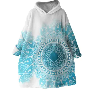 Bohemian Blues Wearable Blanket Hoodie