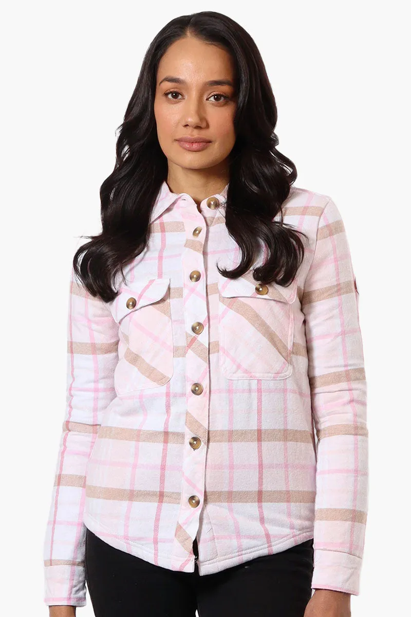 Canada Weather Gear Fleece Lined Lightweight Jacket - Blush