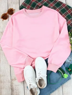 Casual Pink Pullover