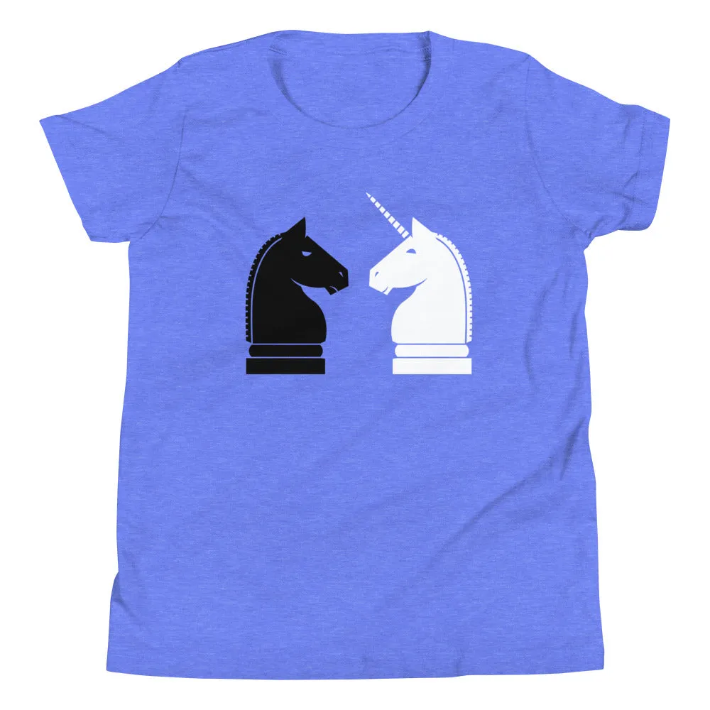 Chess Unicorn Kid's Youth Tee