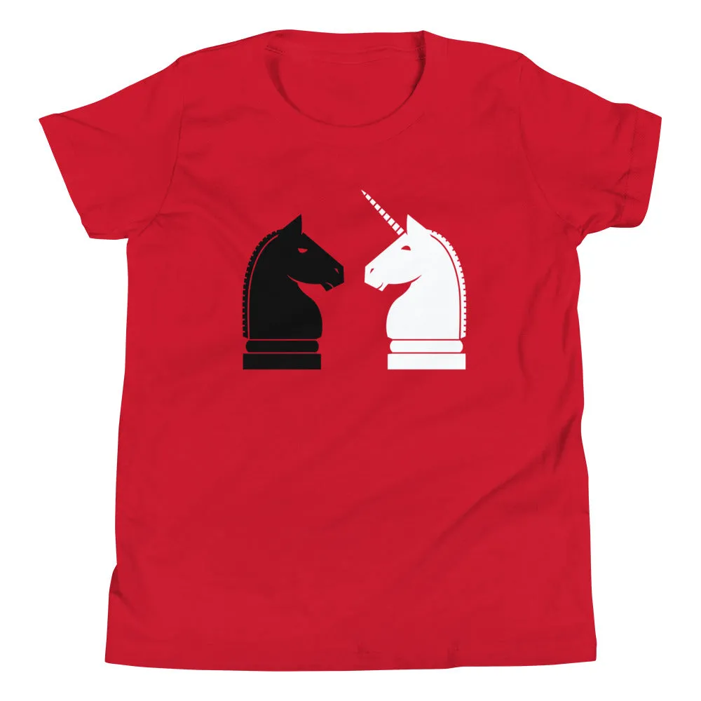 Chess Unicorn Kid's Youth Tee