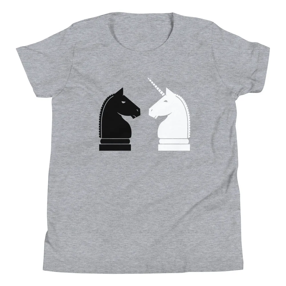 Chess Unicorn Kid's Youth Tee