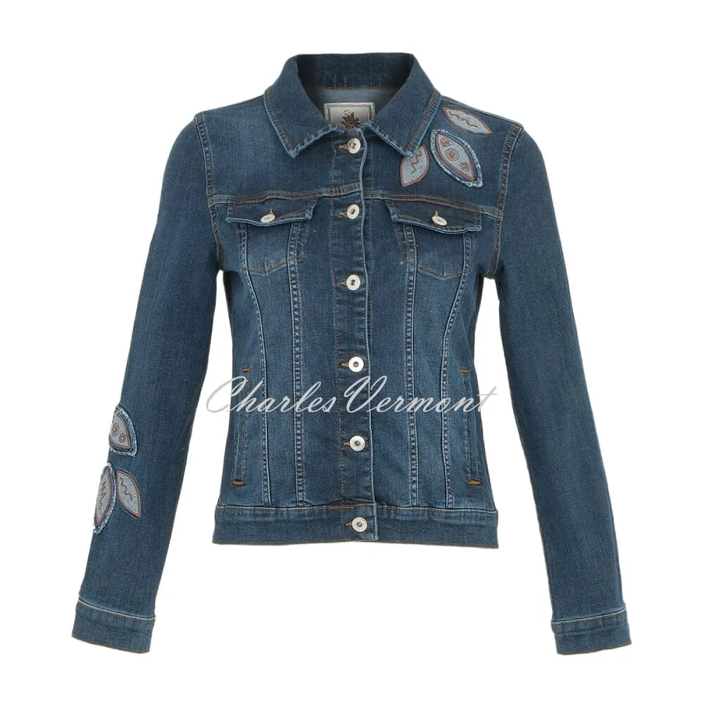 Dolcezza 'Never Without My Jeans' Embellished Denim Jacket - Style 74400