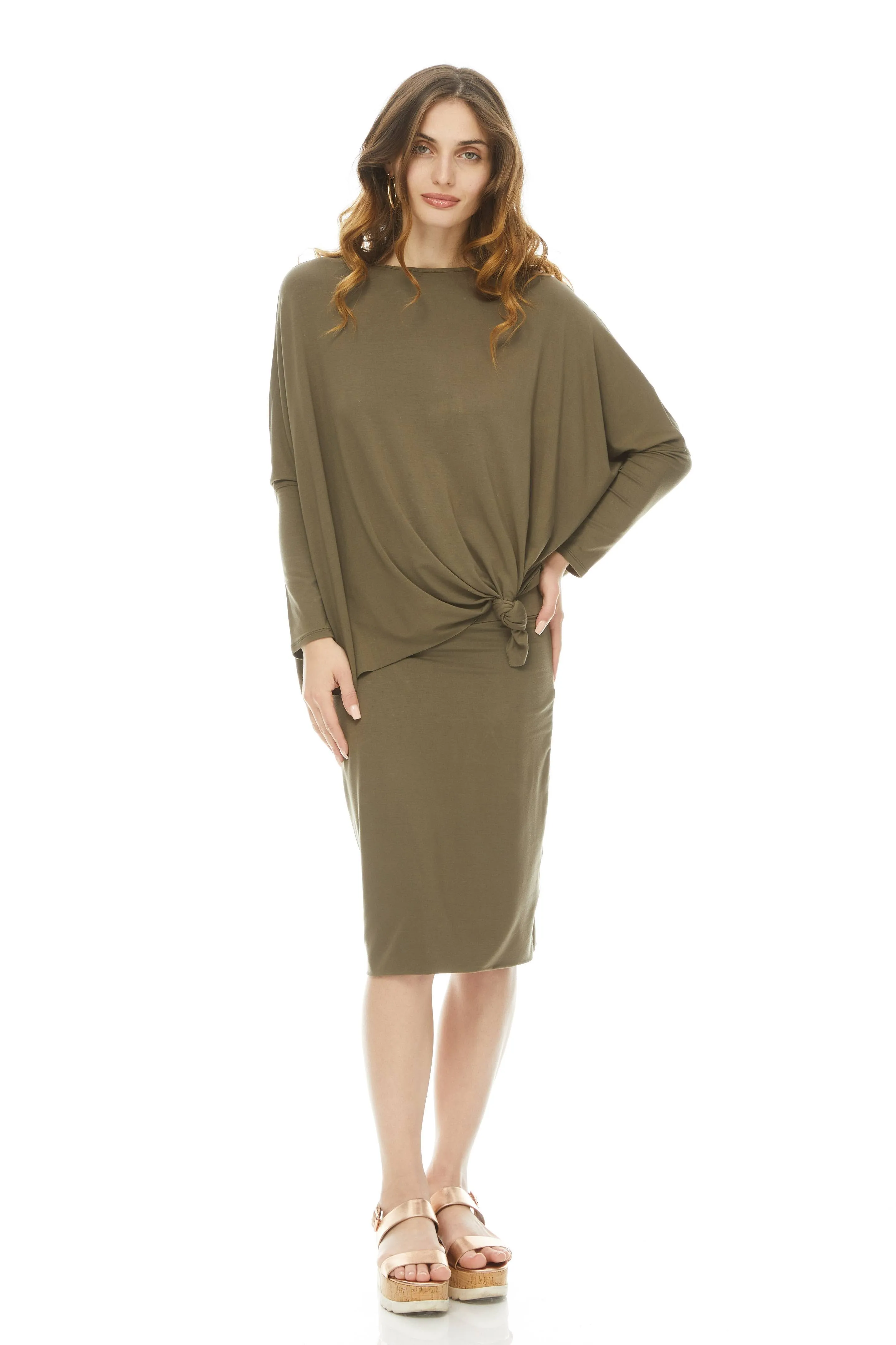 EDEN TOP SOLID JERSEY (OLIVE)