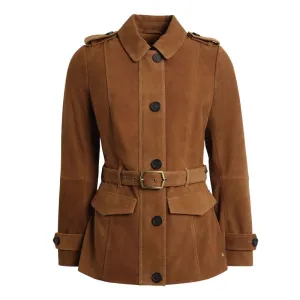 Fairfax & Favor Frances Ladies Suede Jacket - Tan