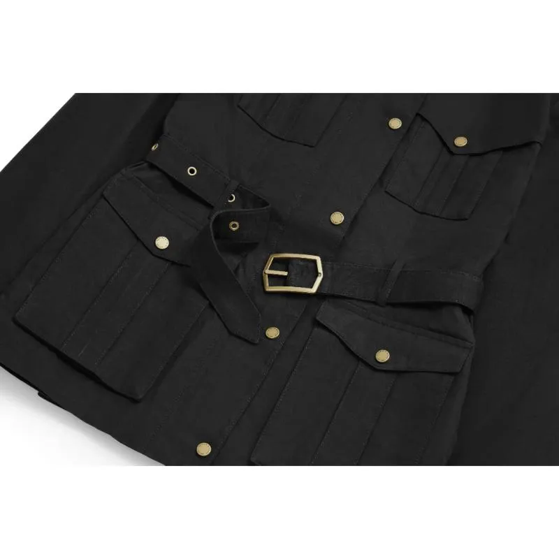 Fairfax & Favor Sadie Wax Safari Ladies Jacket - Black