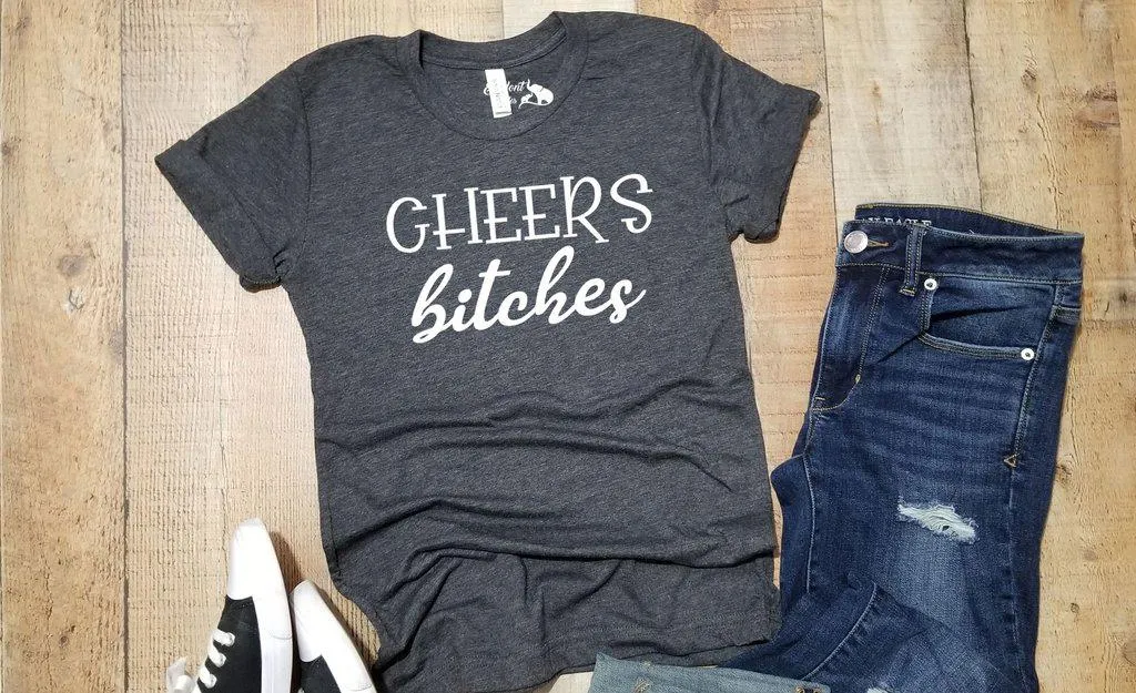 Future Mrs. | Cheers Bitches Bachelorette Party Bridal Wedding Party Shirts