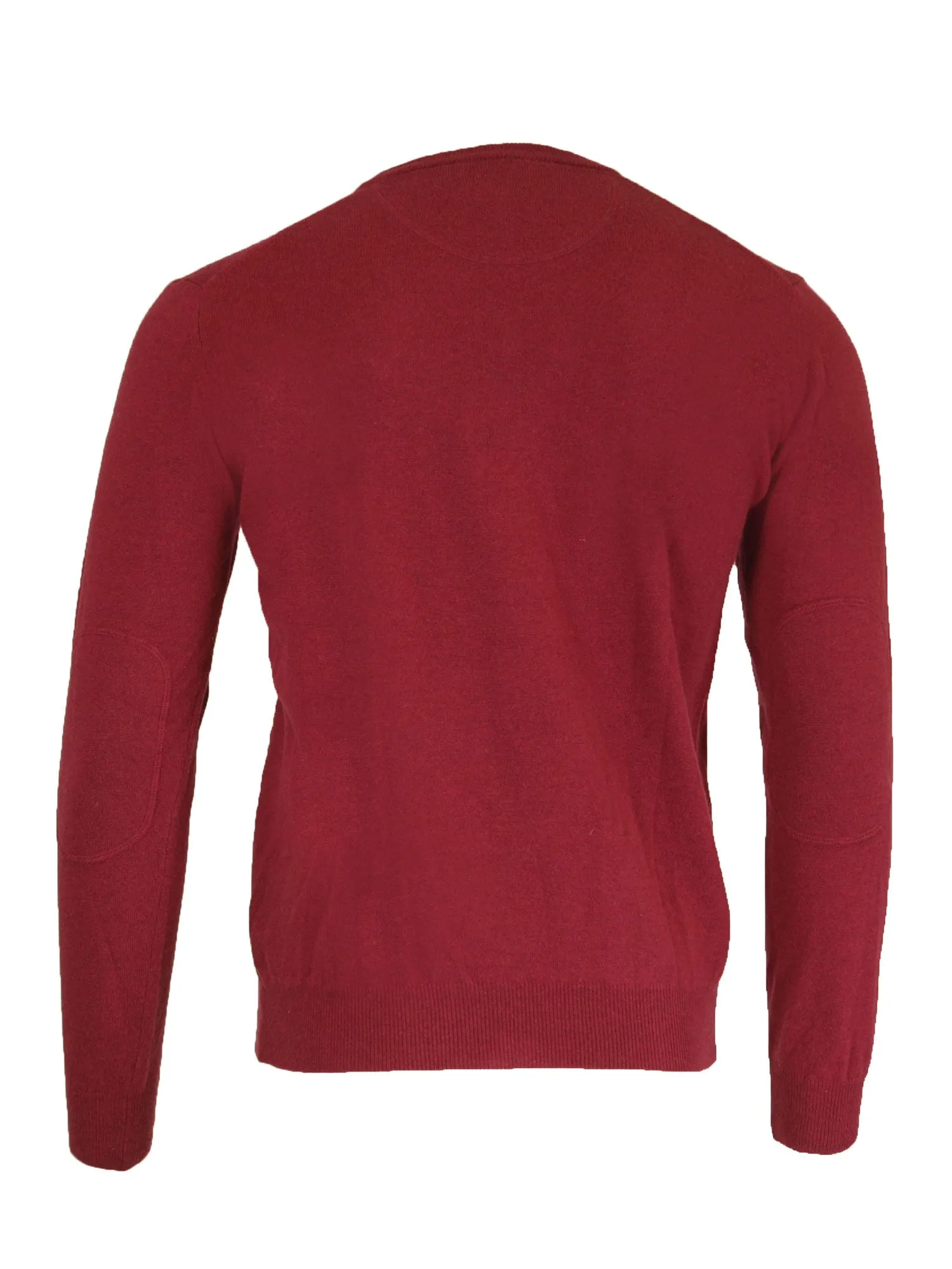 GANT Men's Grape Red Geelong Lambswool V-Neck Sweater 88502 Size M $180 NWT