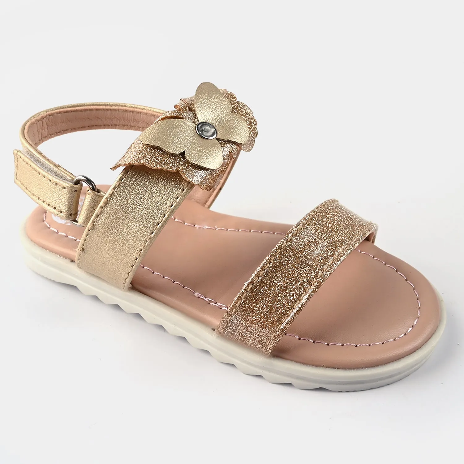 Girls Sandal 1304-Golden