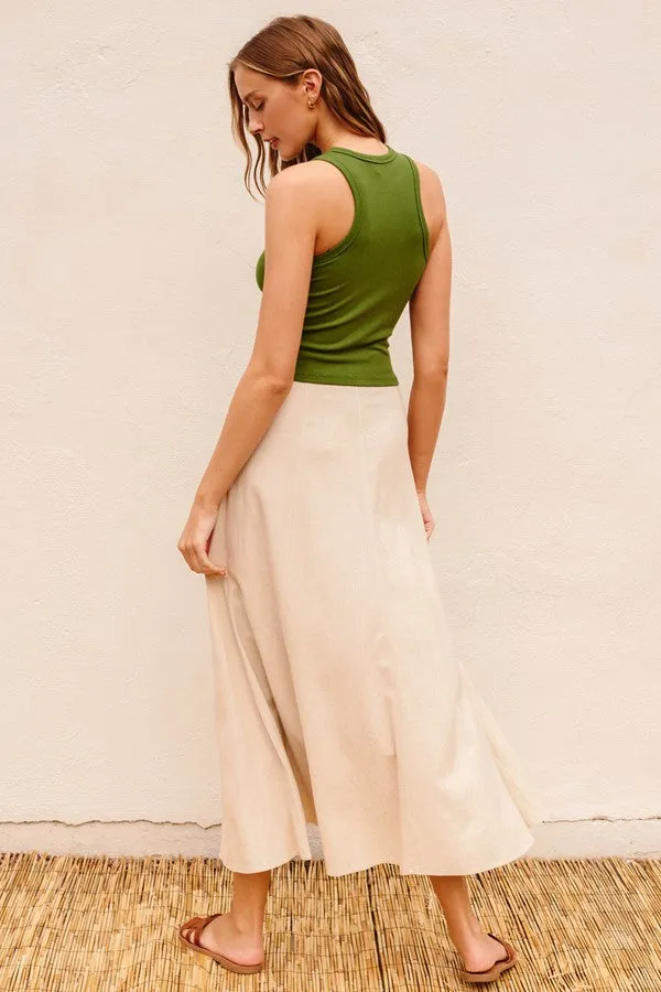 Heaven Sent Flared Maxi Skirt