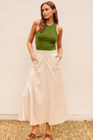 Heaven Sent Flared Maxi Skirt