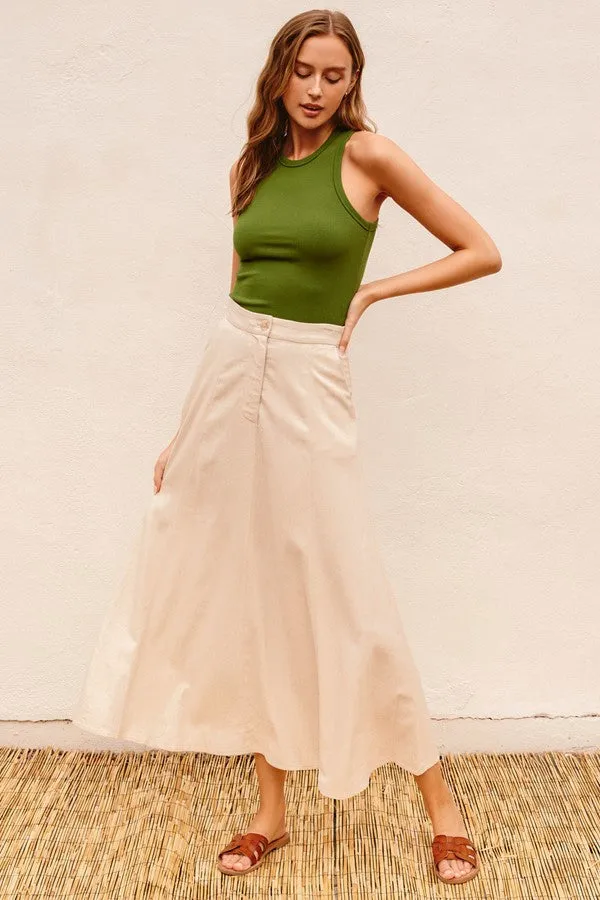 Heaven Sent Flared Maxi Skirt