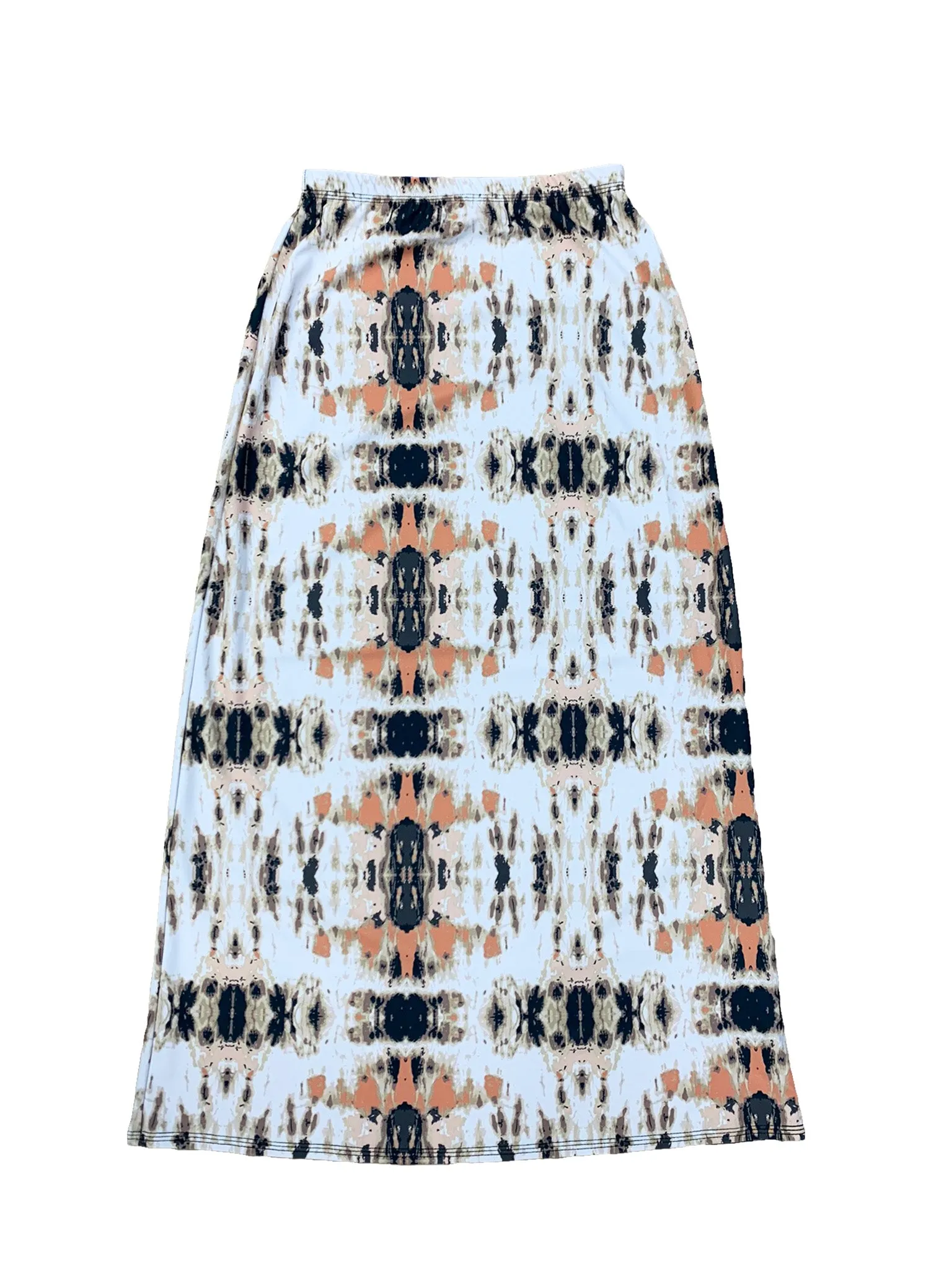 Ikat Maxi Swim Skirt