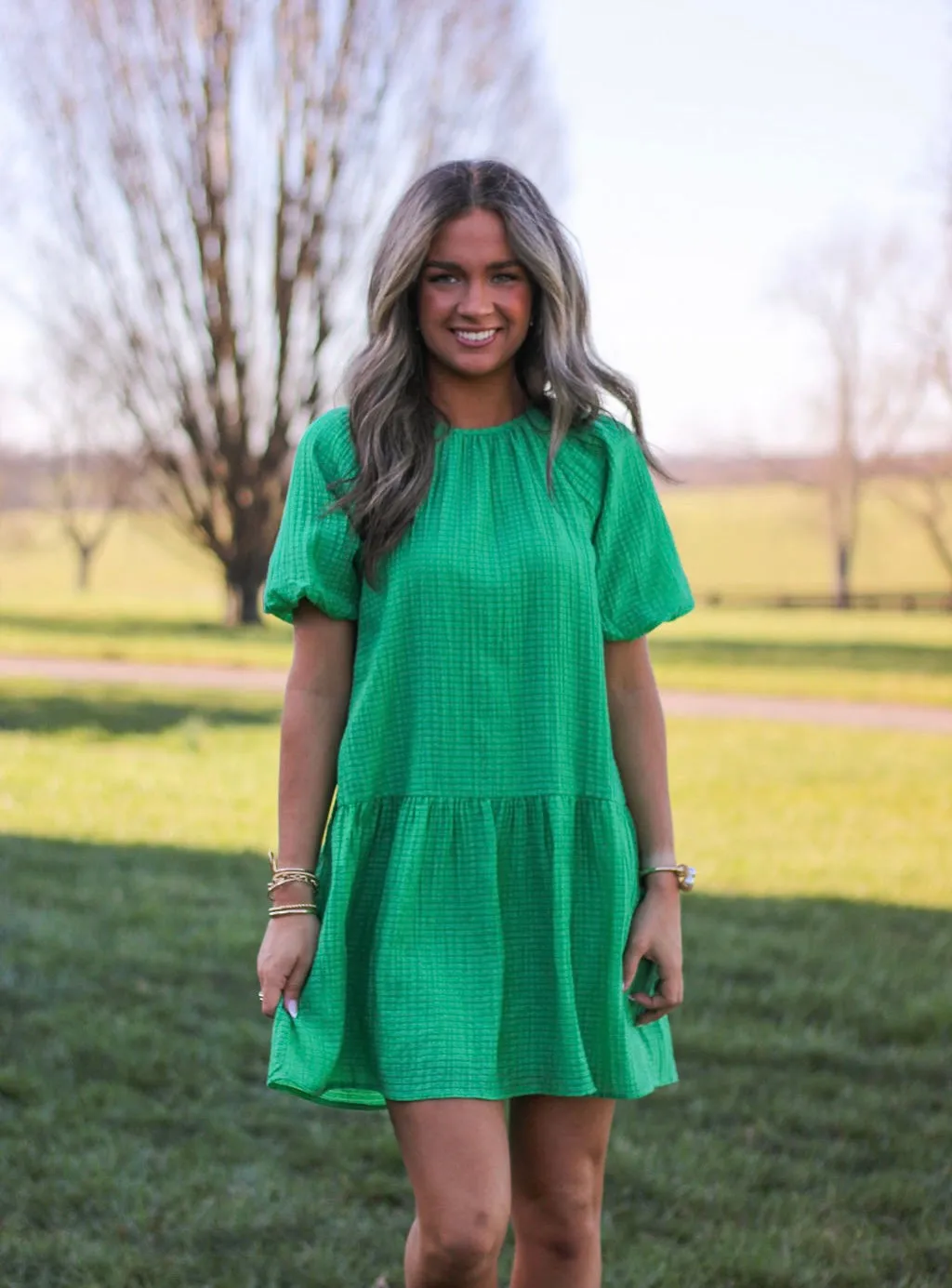 Kelly Green Delight Dress