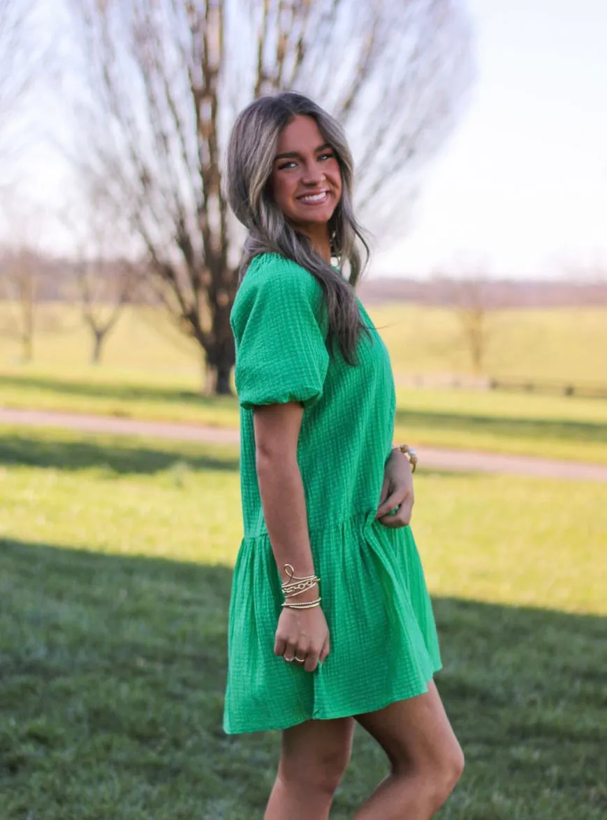 Kelly Green Delight Dress