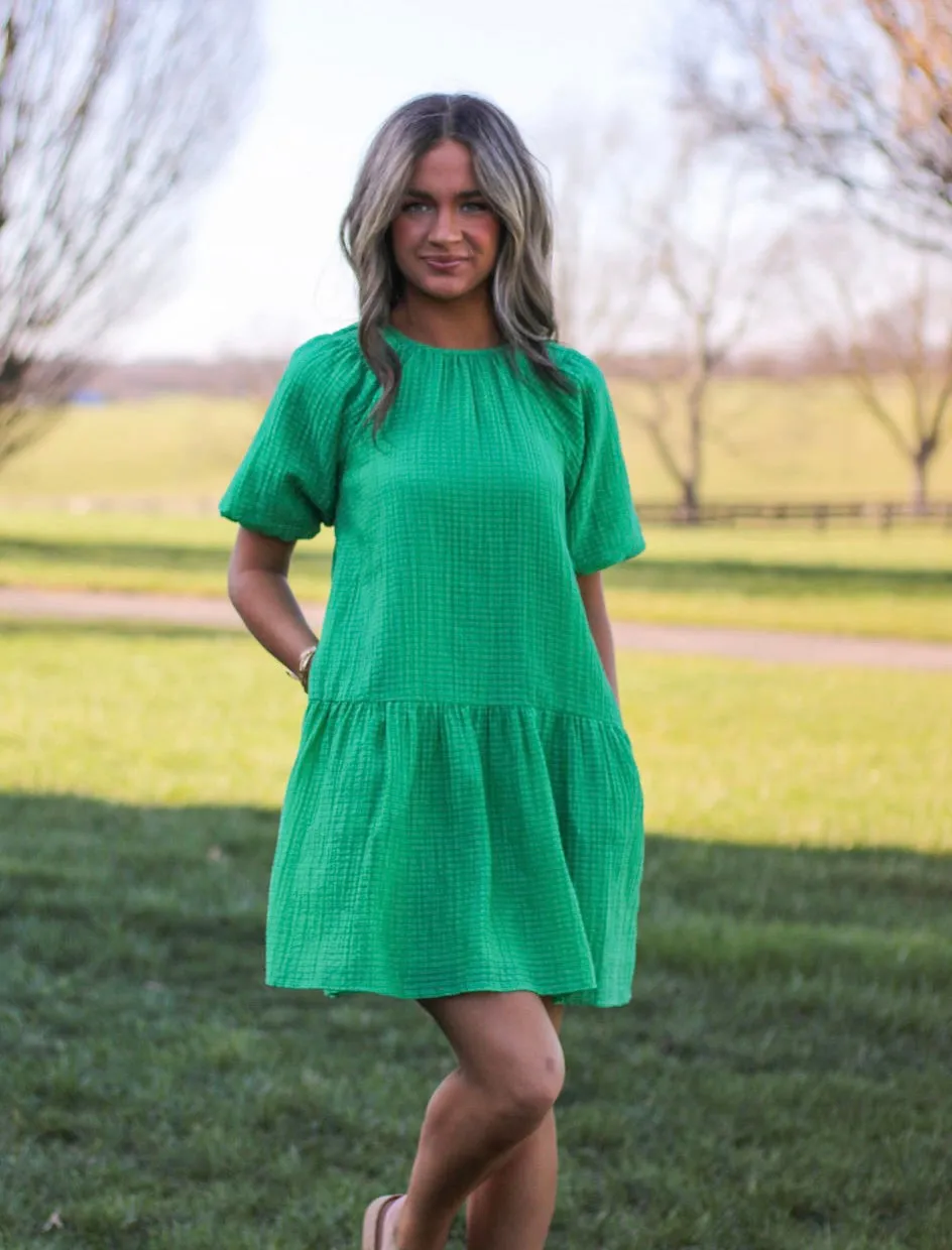 Kelly Green Delight Dress