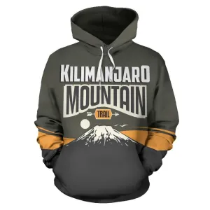 Kilimanjaro Mountain Trail All Over Print Hoodie - BN14