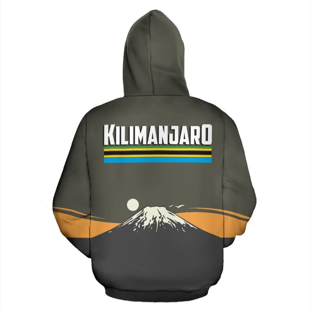 Kilimanjaro Mountain Trail All Over Print Hoodie - BN14