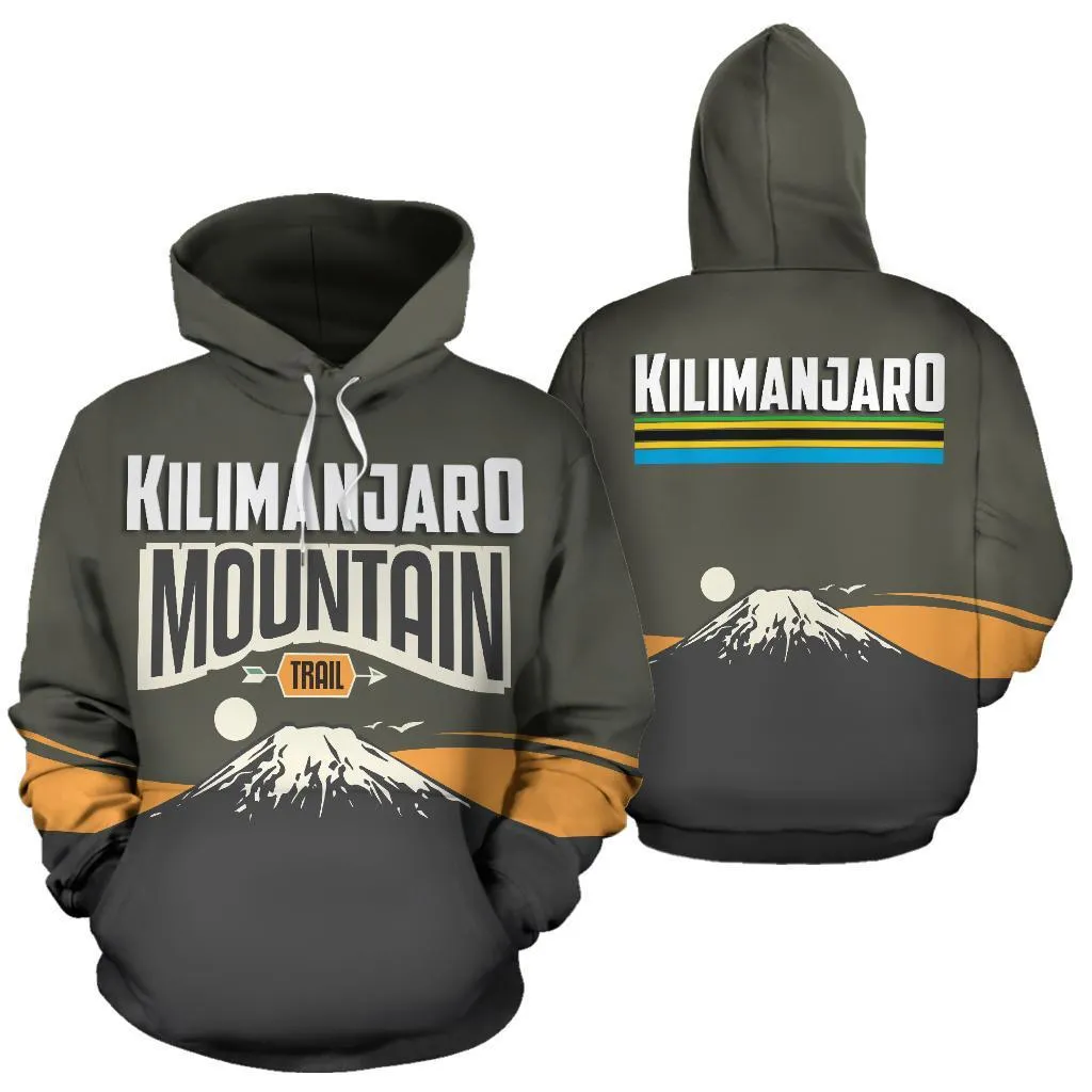 Kilimanjaro Mountain Trail All Over Print Hoodie - BN14