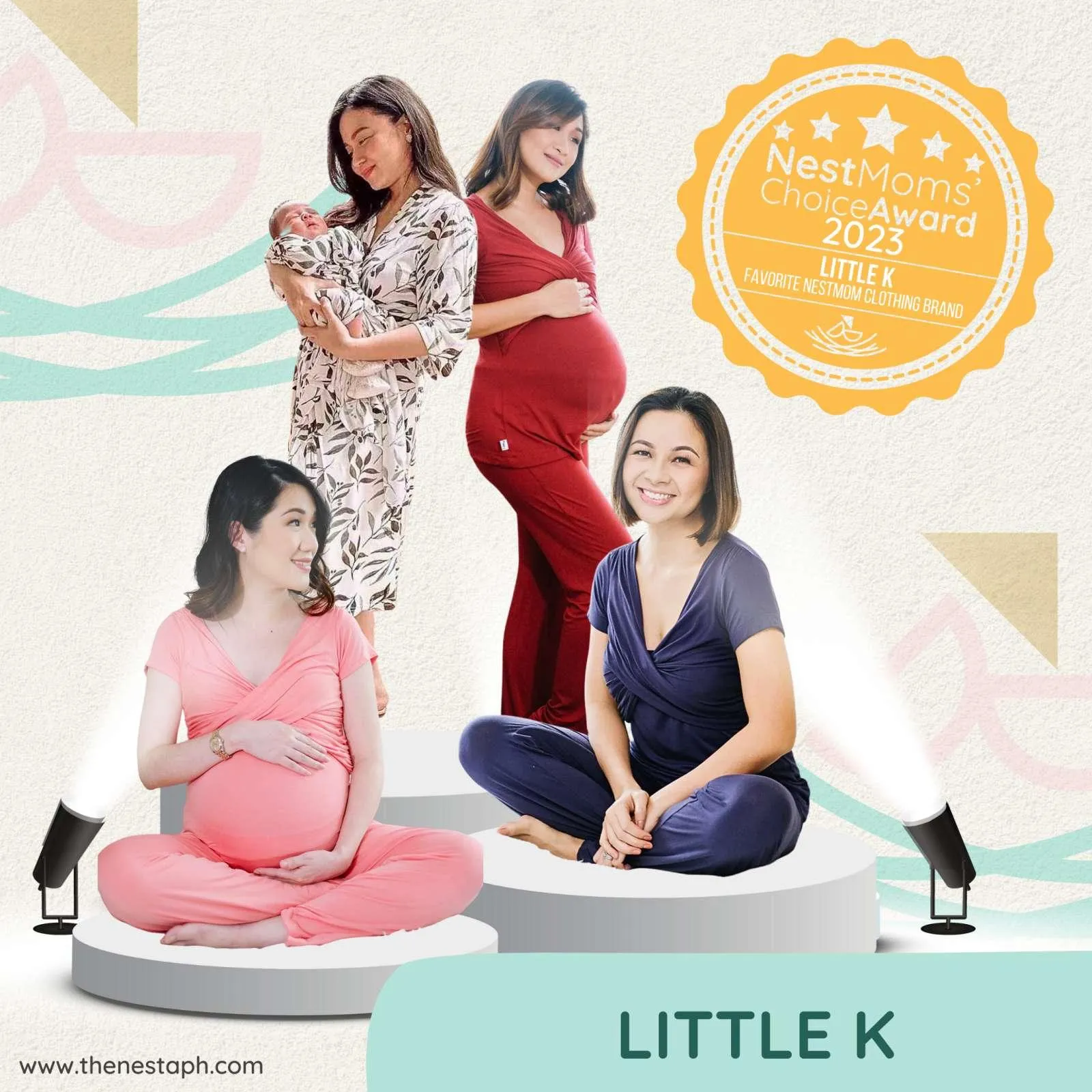 Little K Bamboo Mama PJ Mauve