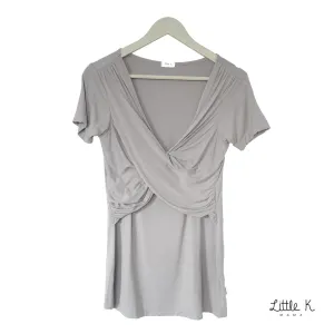 Little K Bamboo Mama PJ Stone Grey