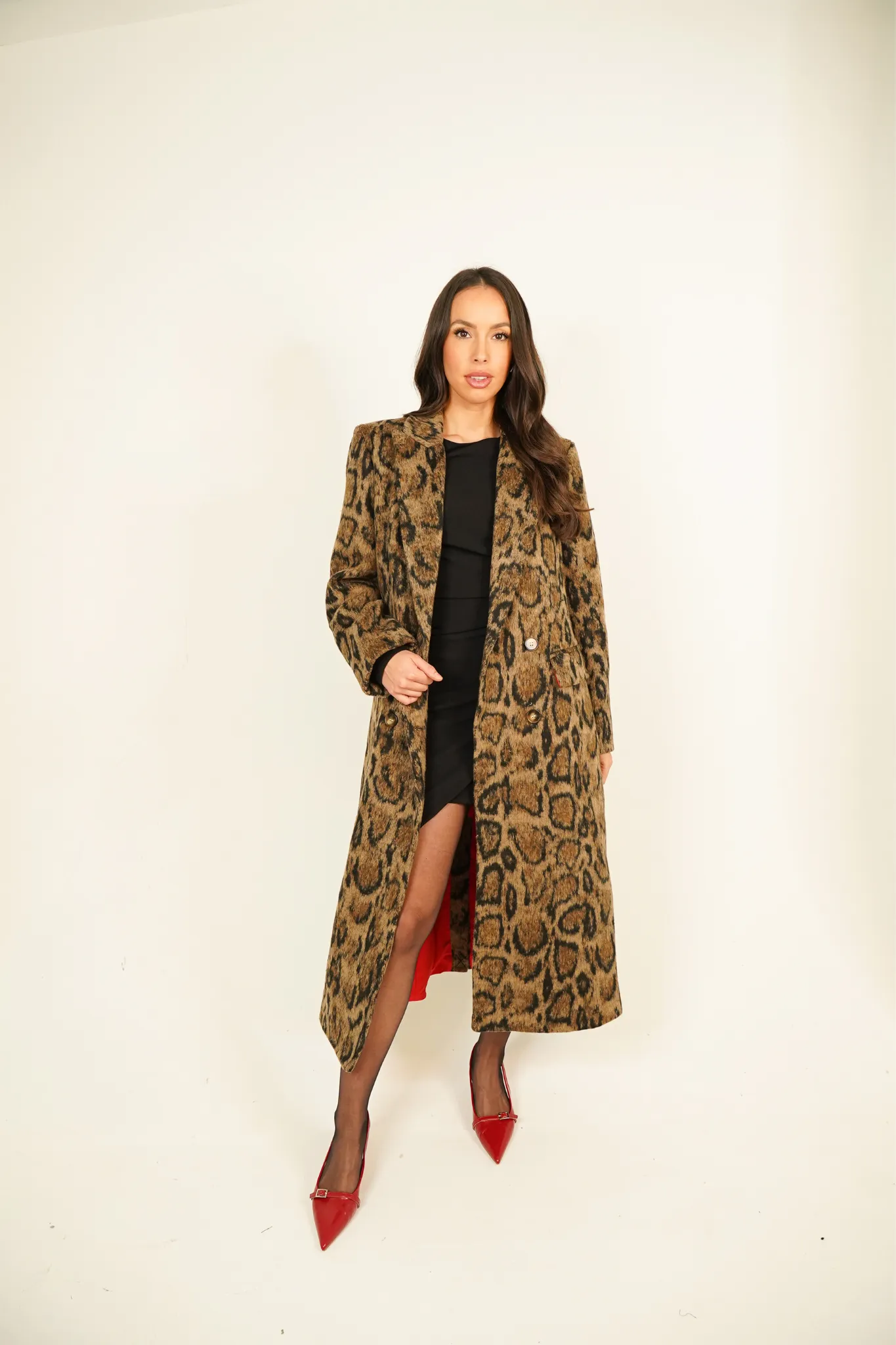 Love Laura Limited Edition Coat In Leopard