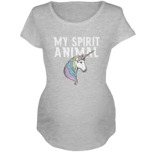 My Spirit Animal Unicorn Maternity Soft T Shirt