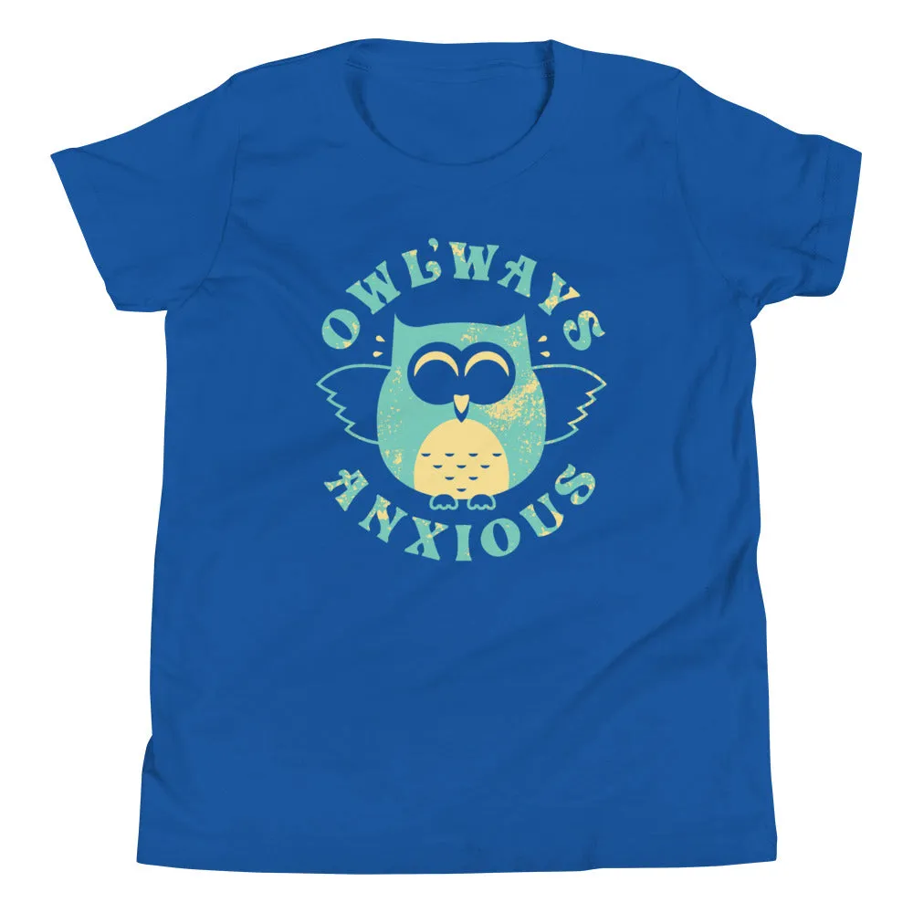 Owlways Anxious Kid's Youth Tee