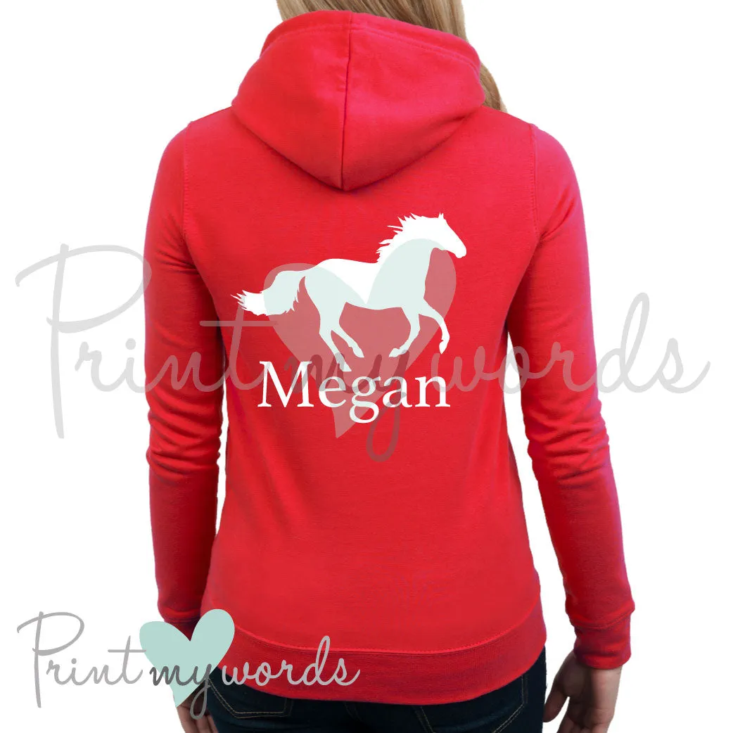 Personalised Cantering Equestrian Hoodie