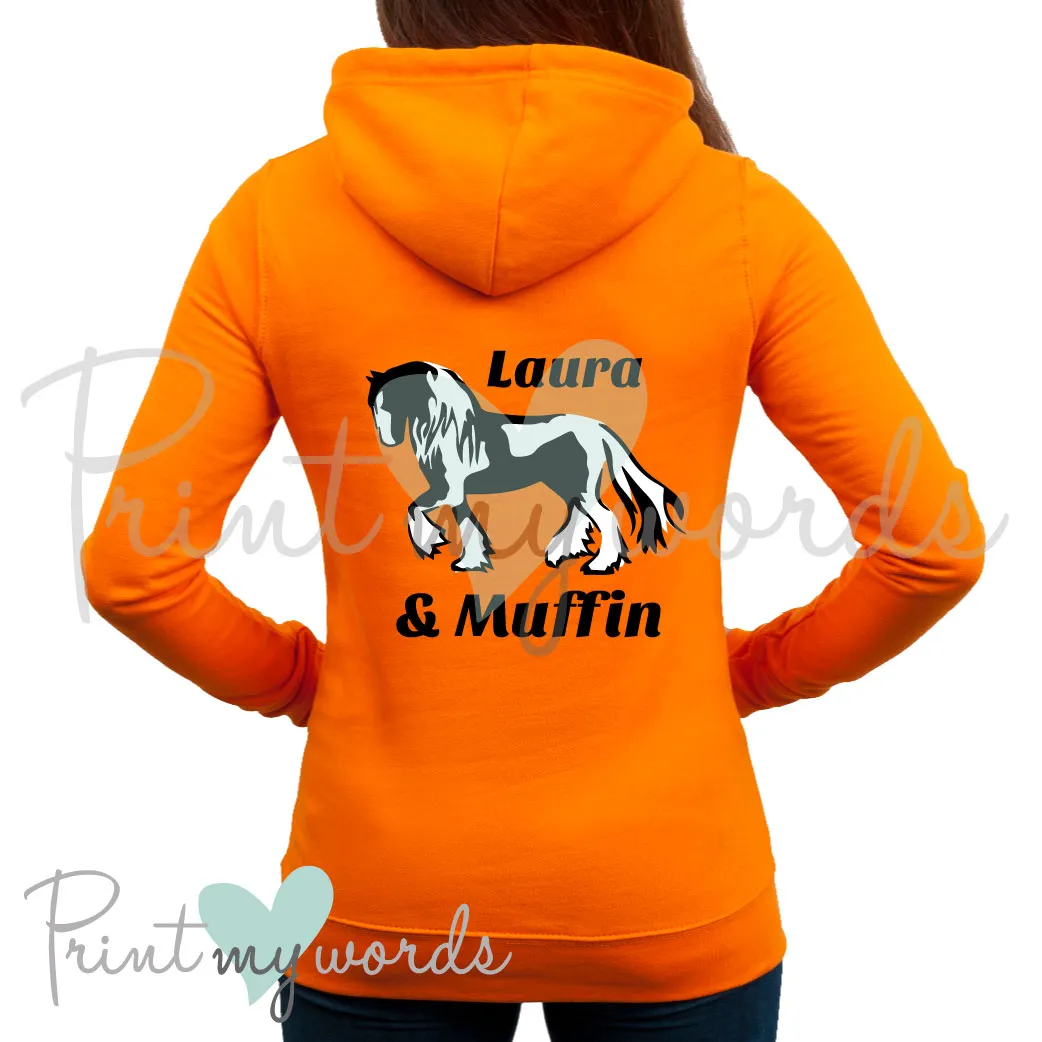 Personalised Gypsy Cob Horse Equestrian Hoodie