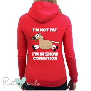 Plodders Show Condition Funny Equestrian Hoodie