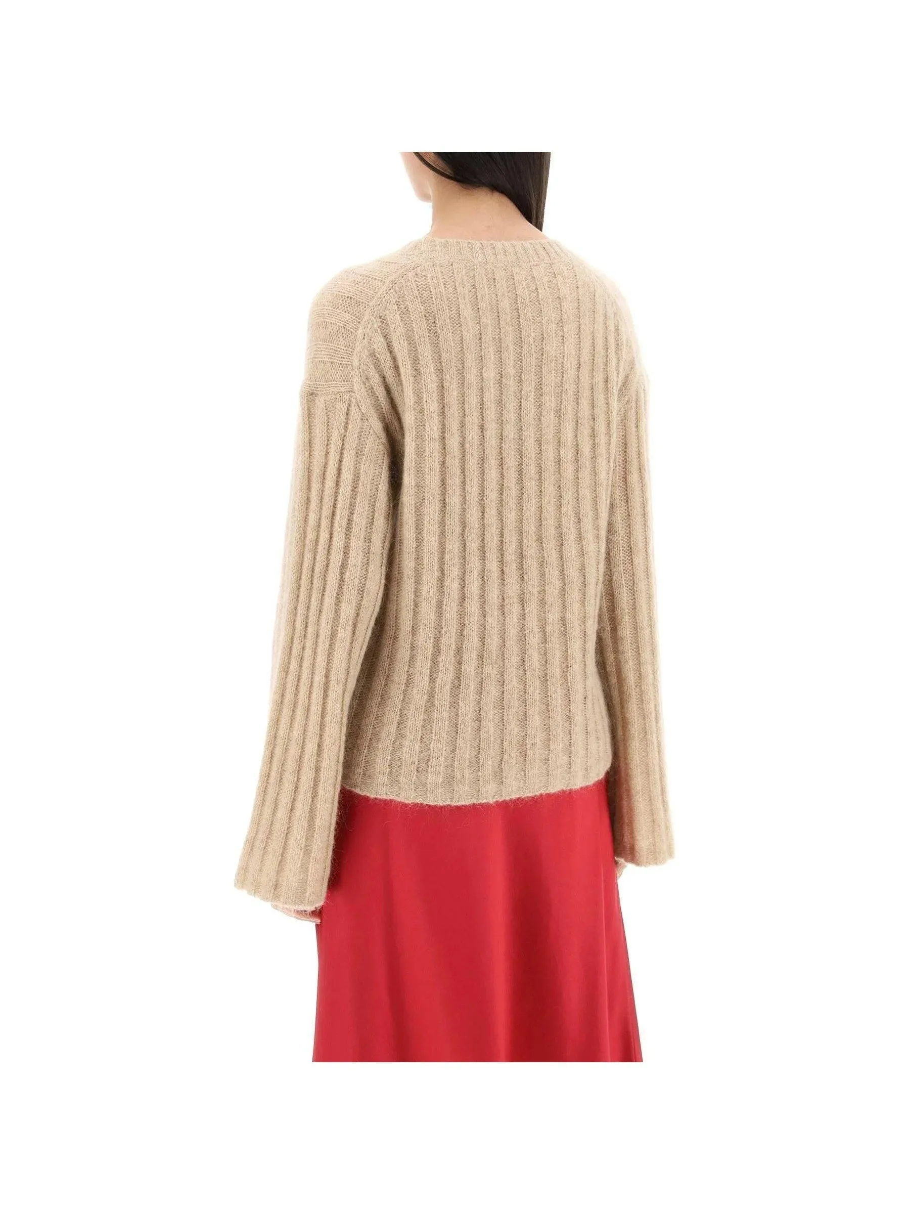 Ribbed Knit Organic Sweater