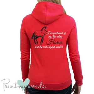 Riding Horses Equestrian Hoodie