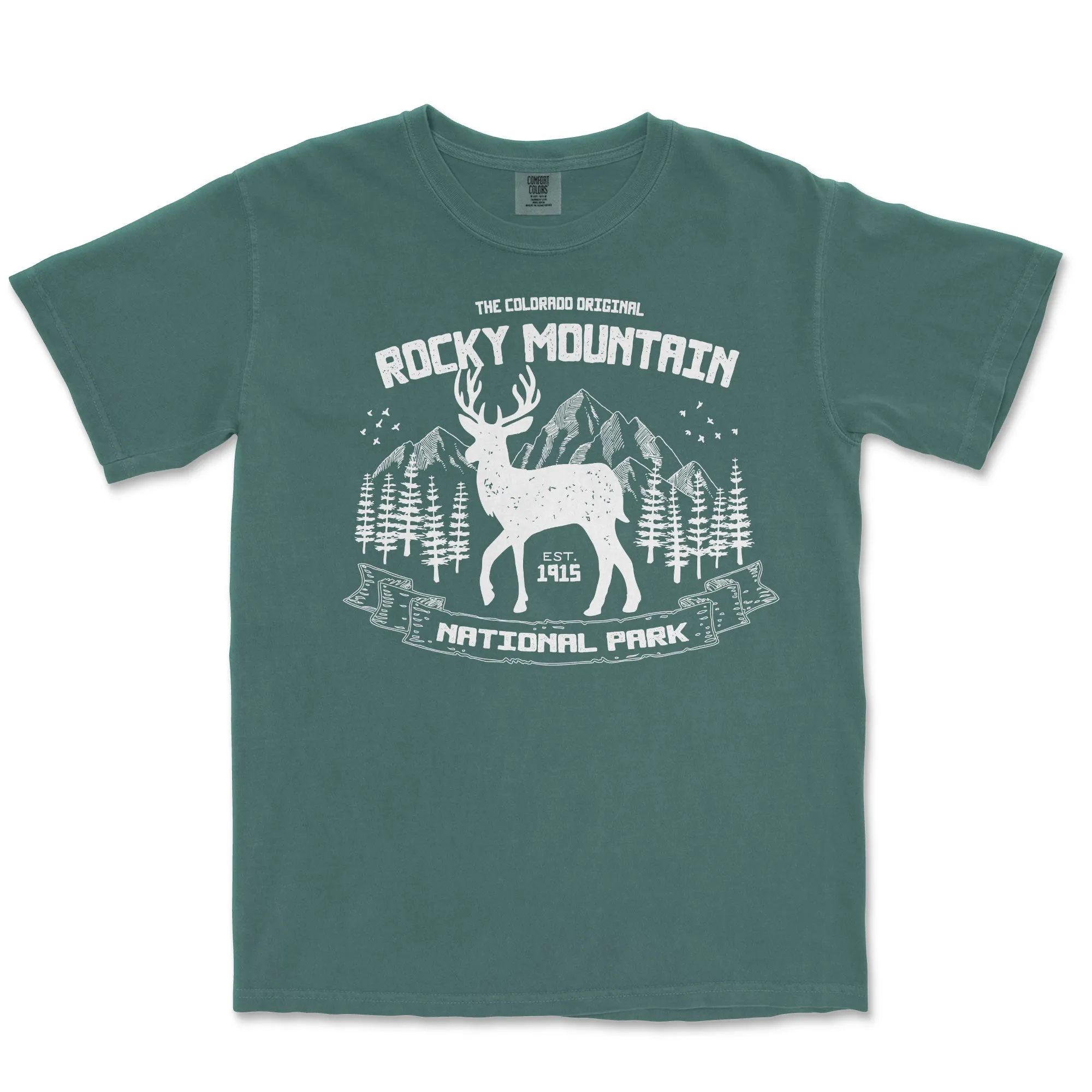 Rocky Mountain National Park Elk Comfort Colors T Shirt