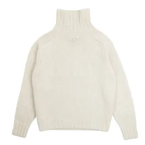 Roll Neck Sweater - Ecru