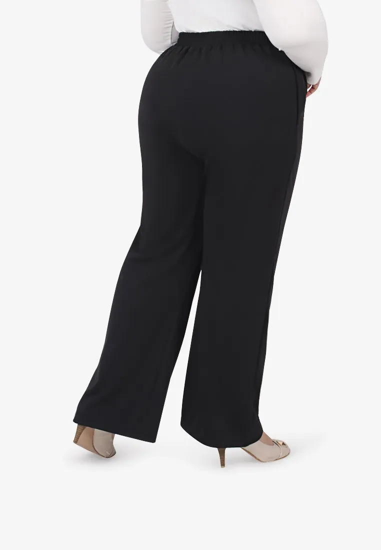 Ronni Demure Straight Leg Pants - Black