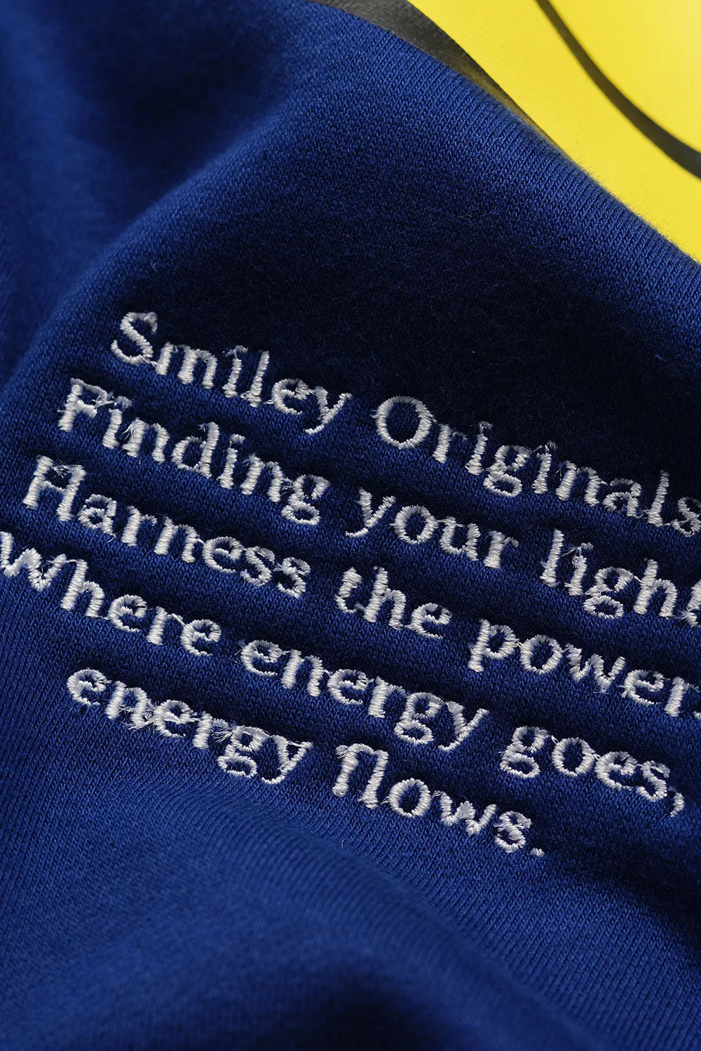 Royal Blue Smiley Originals Hoodie