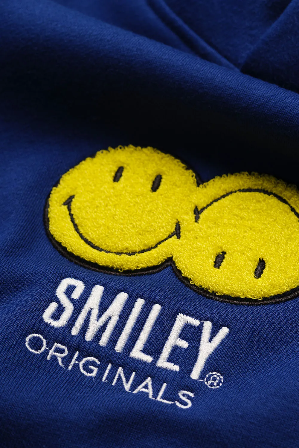 Royal Blue Smiley Originals Hoodie