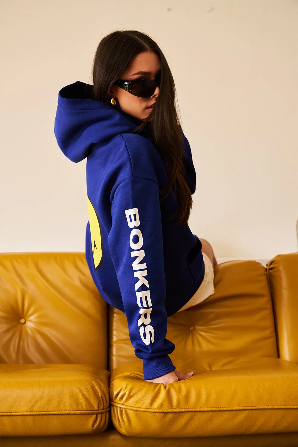 Royal Blue Smiley Originals Hoodie