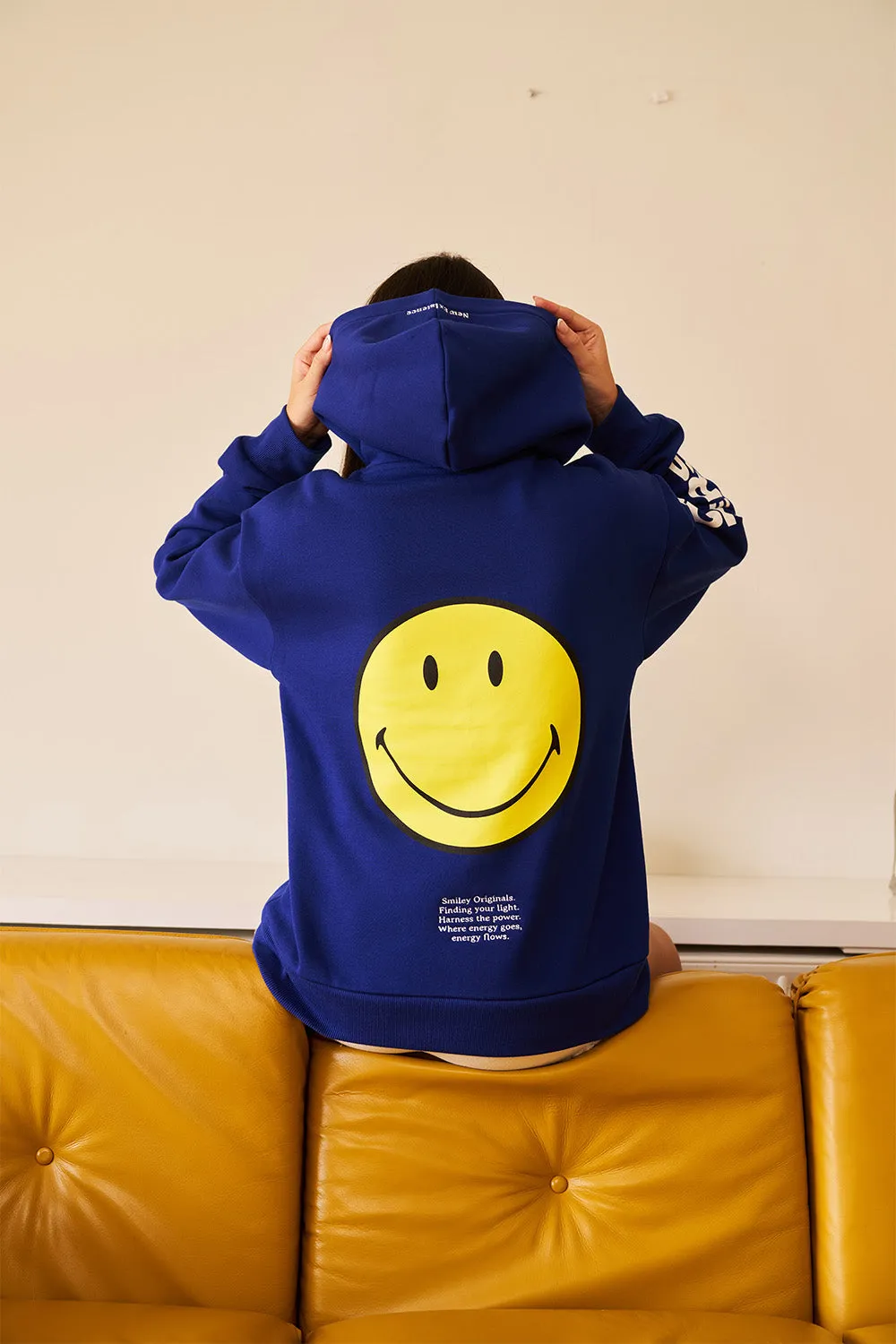 Royal Blue Smiley Originals Hoodie