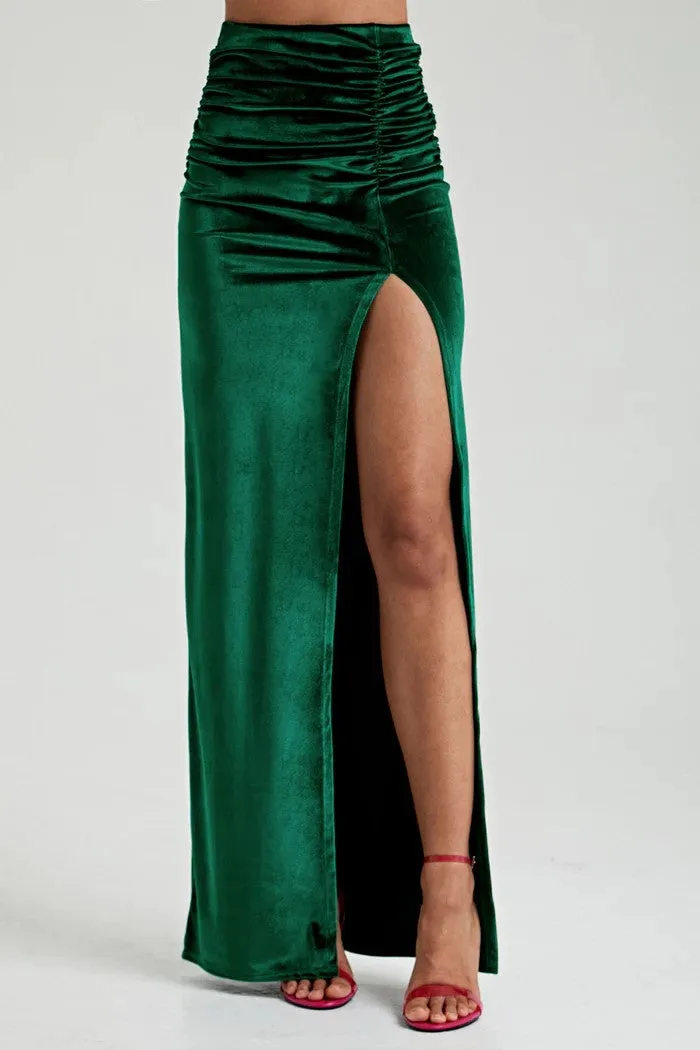 Slit Maxi Skirt