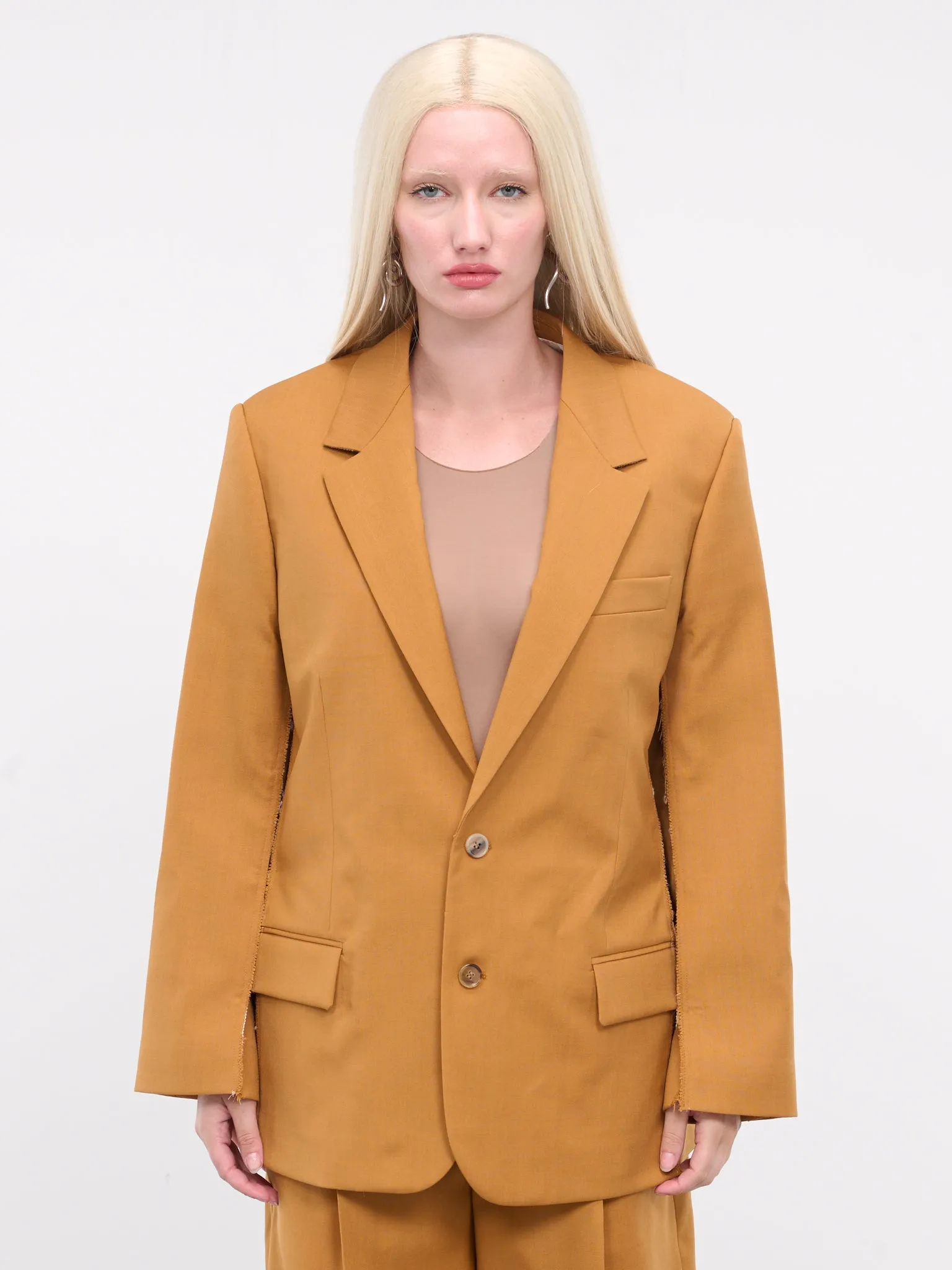 Structured Blazer (GIMA0259SU-UTWA20-PUMPKIN)