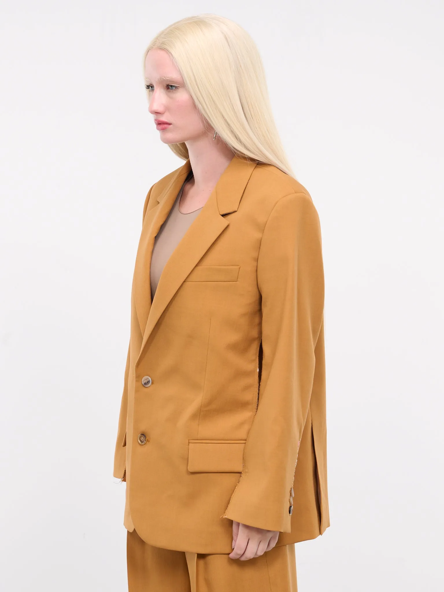 Structured Blazer (GIMA0259SU-UTWA20-PUMPKIN)