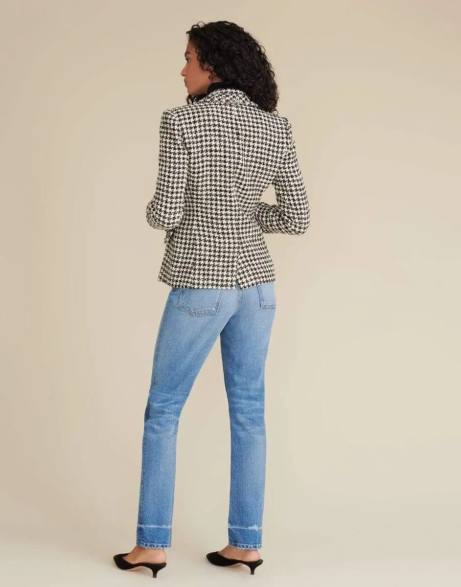 Taja Houndstooth Tweed Jacket