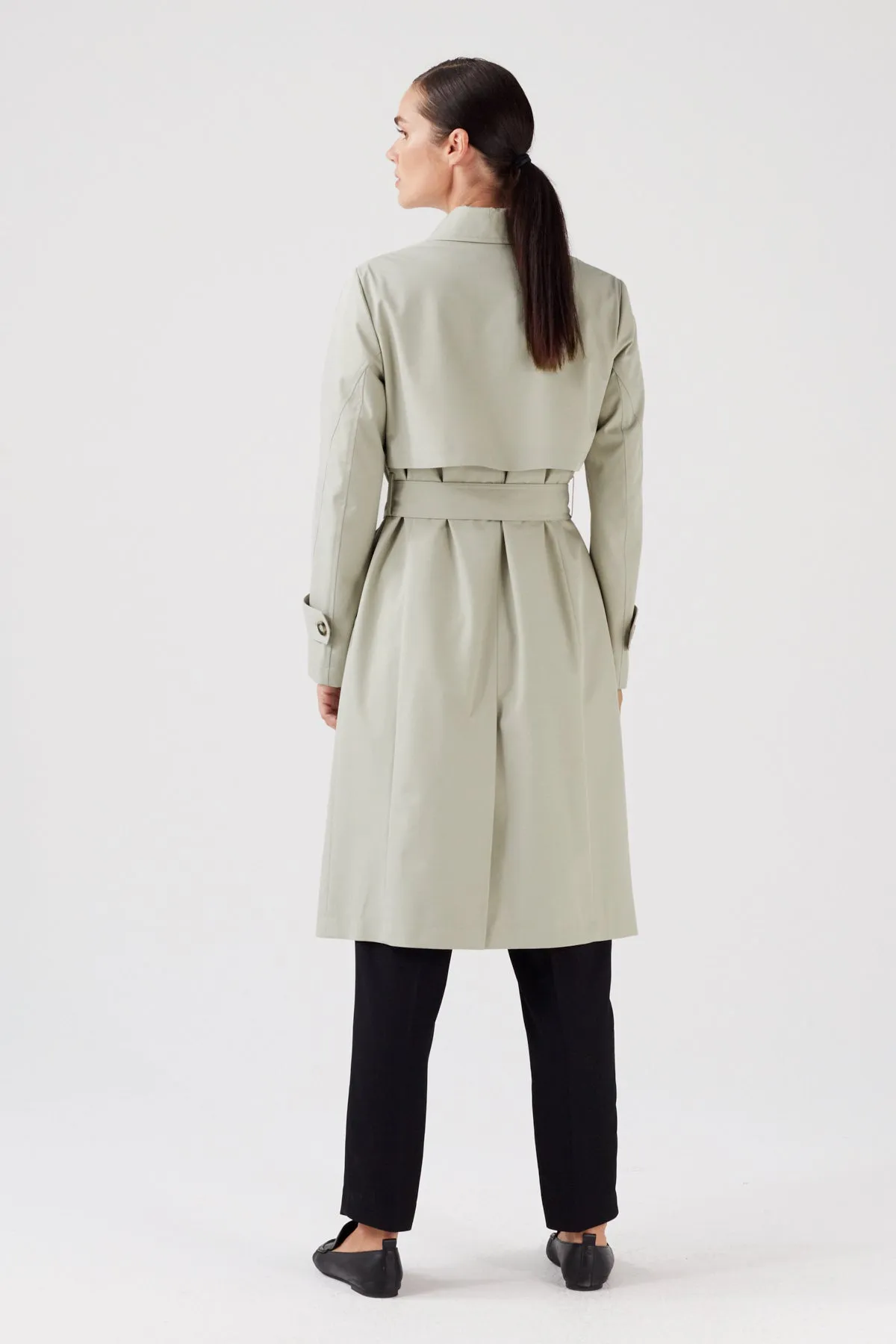 TIMELESS TRENCH COAT IN LIGHT STONE