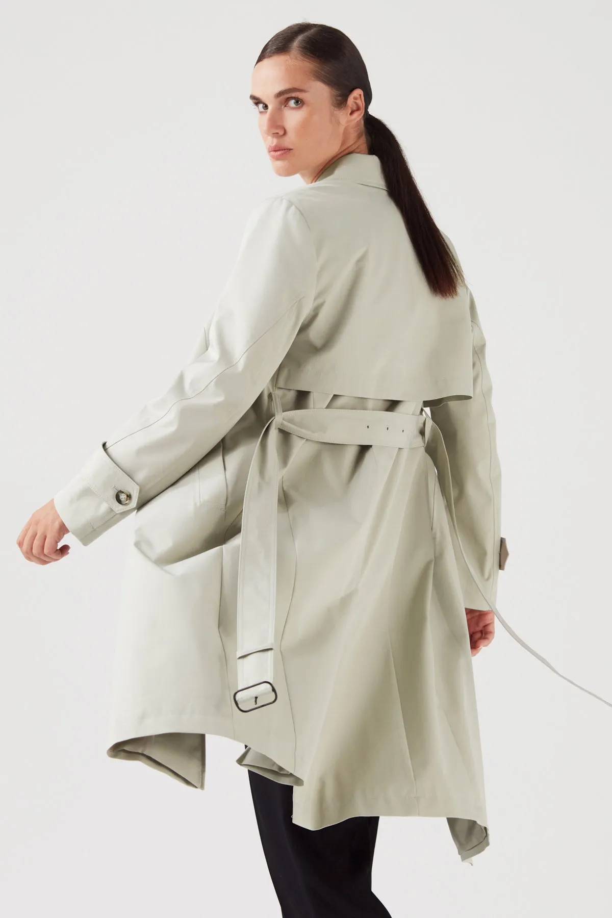 TIMELESS TRENCH COAT IN LIGHT STONE