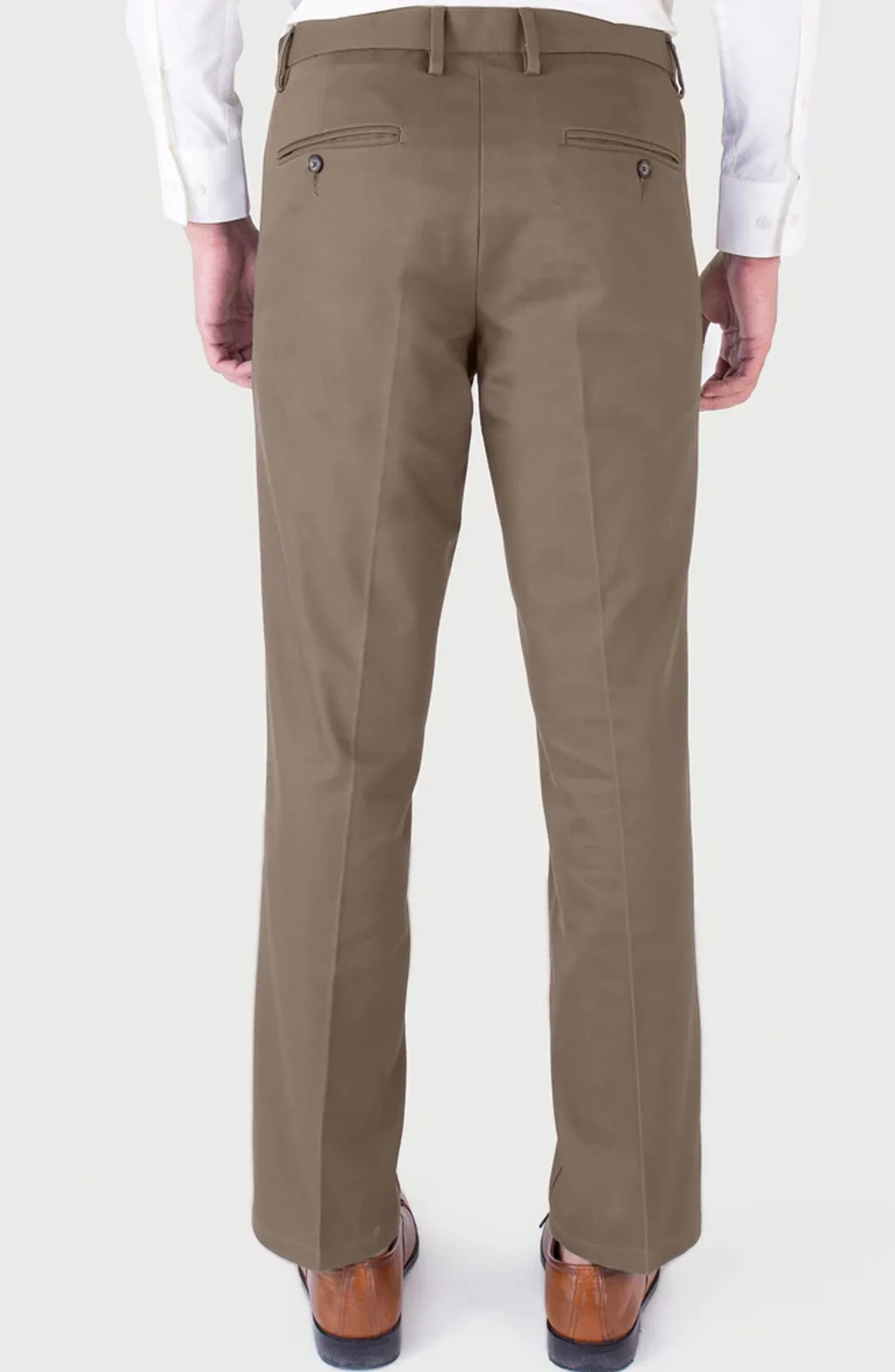 Wrinkle Free Pant - Brown